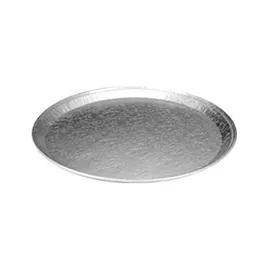 Serving Tray 18X1 IN Aluminum Silver Round Embossed 25/Case