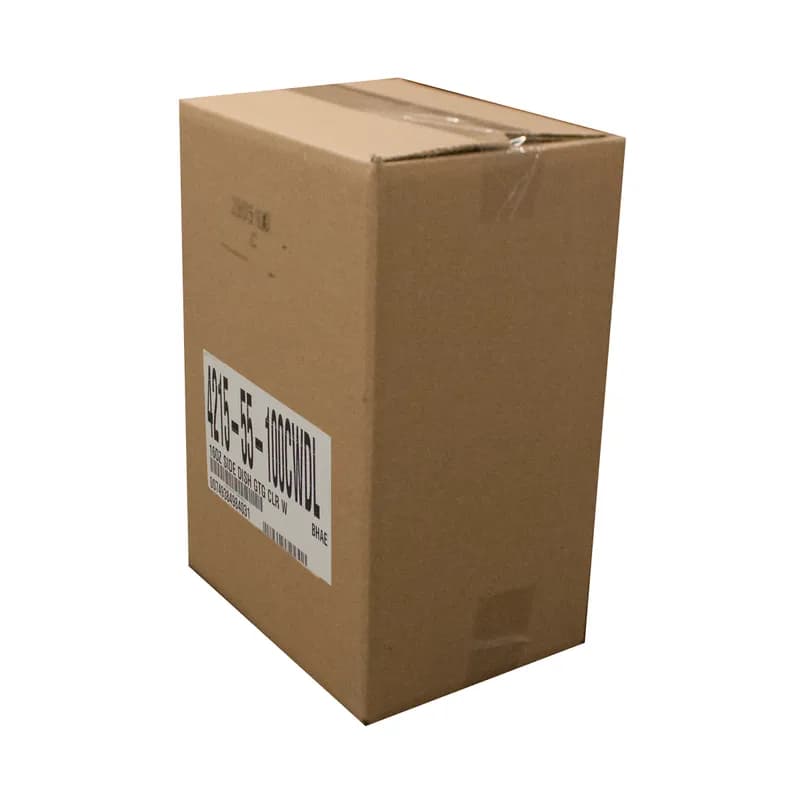 Take-Out Container Base & Lid Combo With Dome Lid 16 OZ Aluminum Plastic Silver Clear Oblong 100/Case