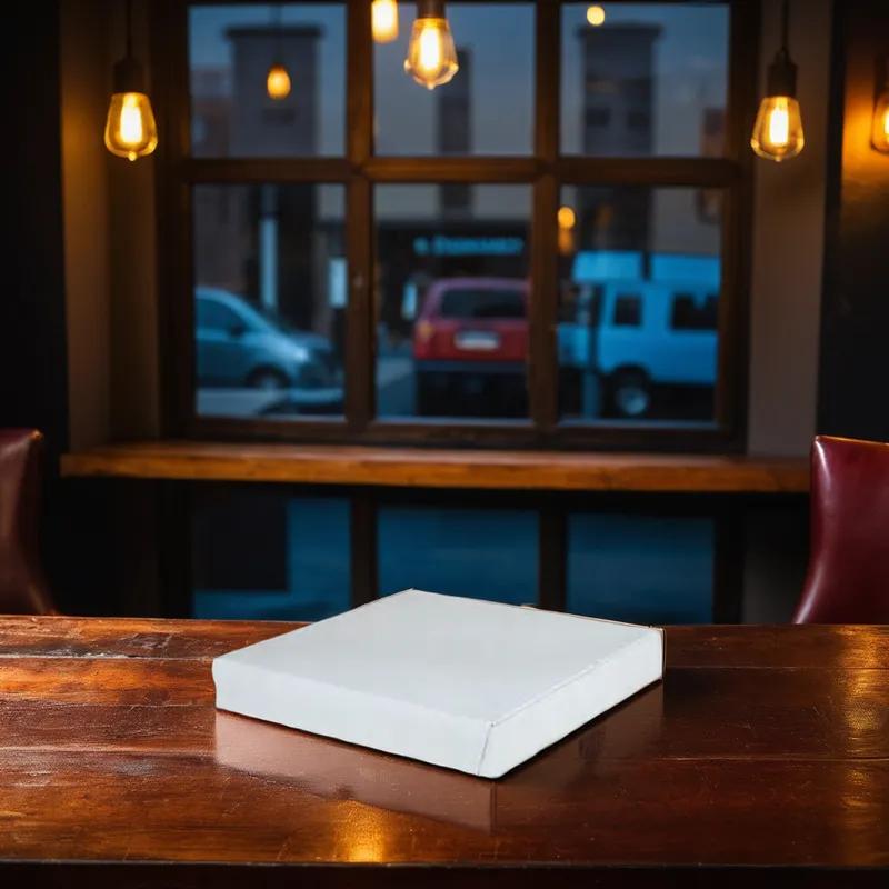 Pizza Box 12X12 IN Corrugated Cardboard White 50/Bundle