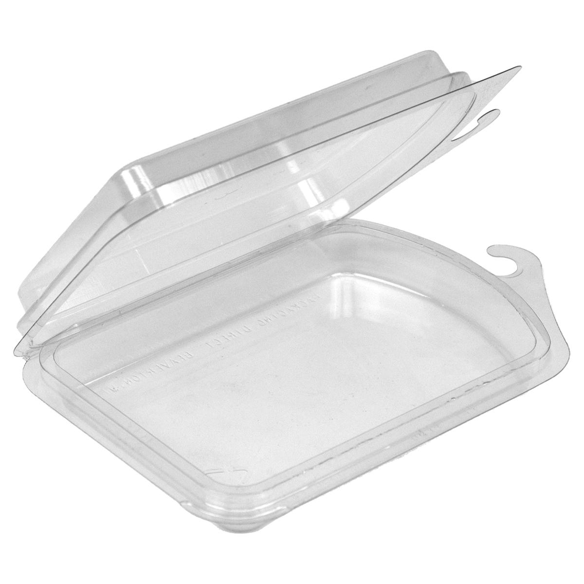 Herb Produce Tray 5.75X4X1.10 IN Plastic Clear Round With Hanging Hole 600/Case