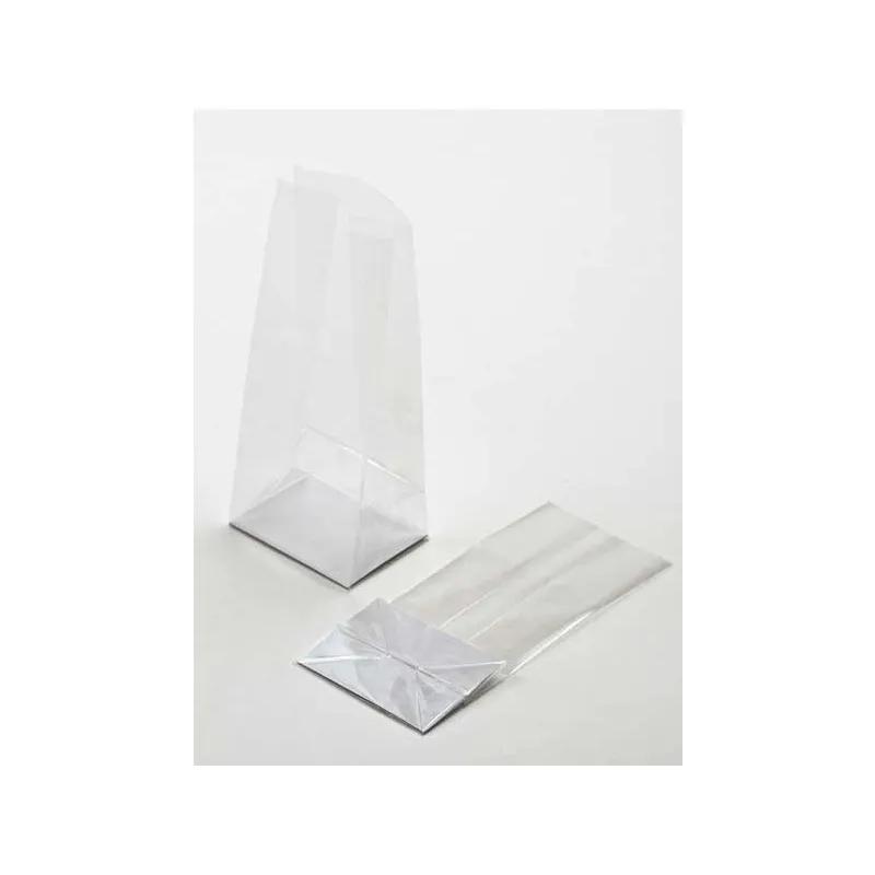 Apple Bag 4X4X9 IN Paper Insert Flat Bottom Gusset 100/Pack