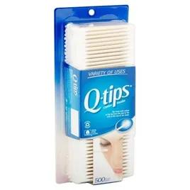 Q-Tips® Cotton Swabs 500 Count/Pack 12 Packs/Case 6000 Count/Case