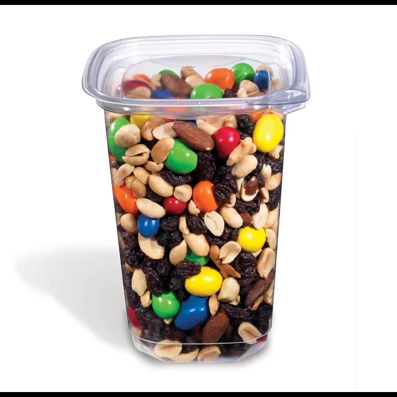 Deli Container Base 32 OZ Plastic Clear Square 400/Case