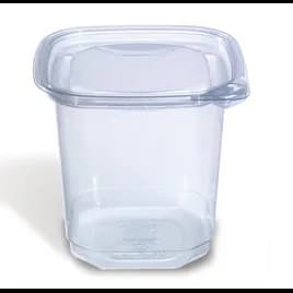 Evolutions® Deli Container Base 24 OZ PET Clear Square Tamper-Evident Tamper-Resistant 400/Case