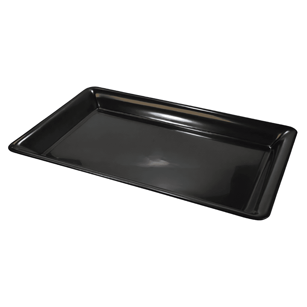 Victoria Bay Serving Tray 12X18 IN Plastic Black Rectangle 20/Case