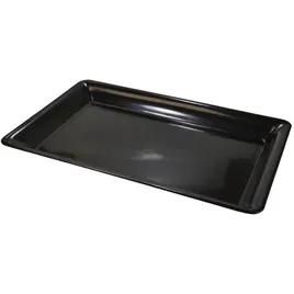Serving Tray 12X18 IN Plastic Black Rectangle 20/Case