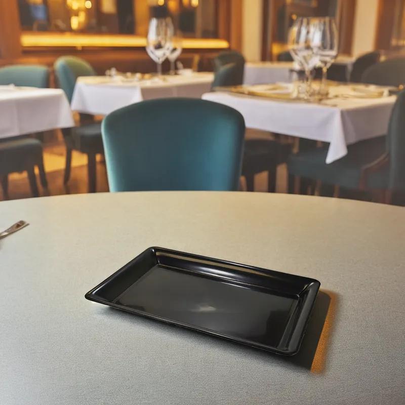 Victoria Bay Serving Tray 12X18 IN Plastic Black Rectangle 20/Case