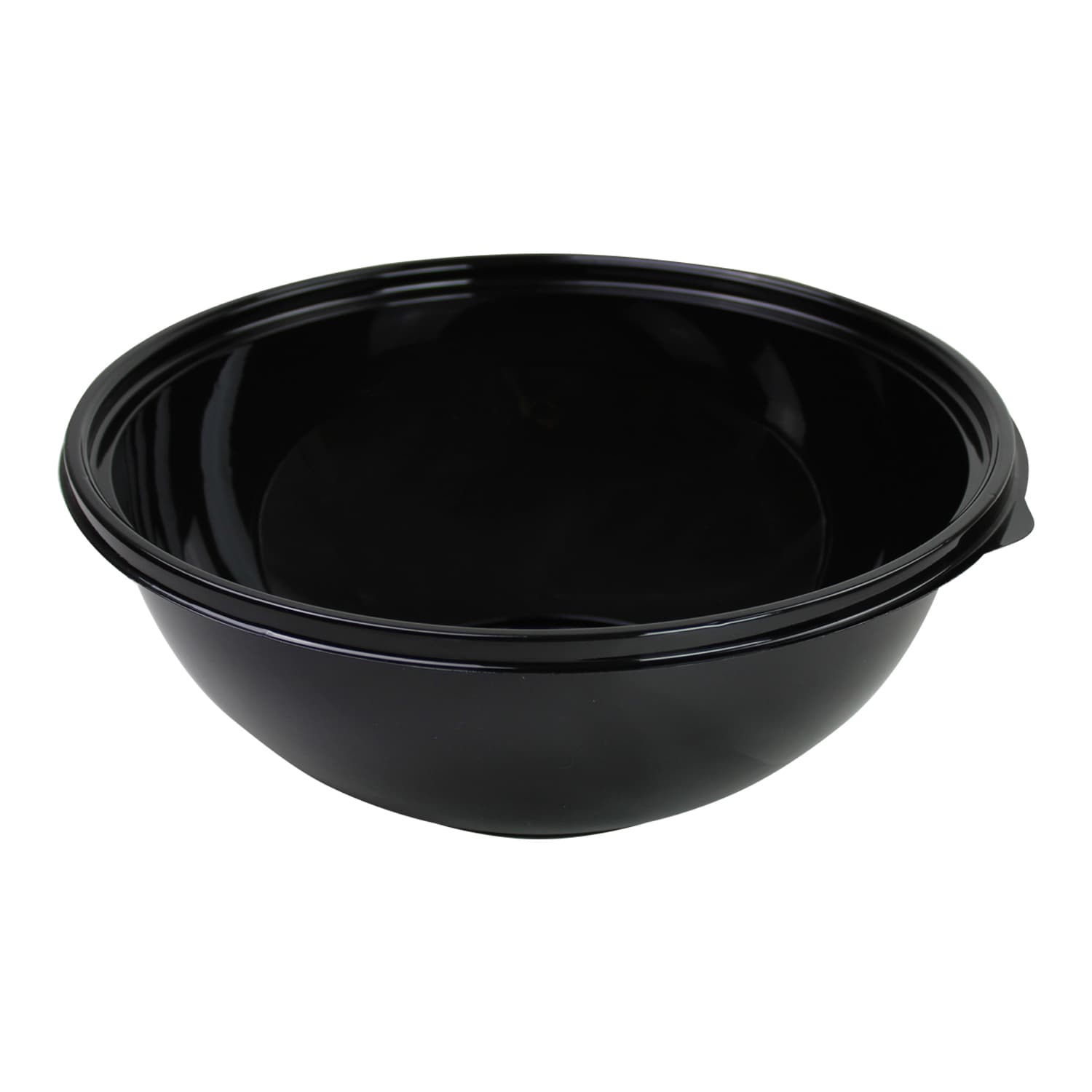 Bowl 160 OZ PET Black Round 50/Case