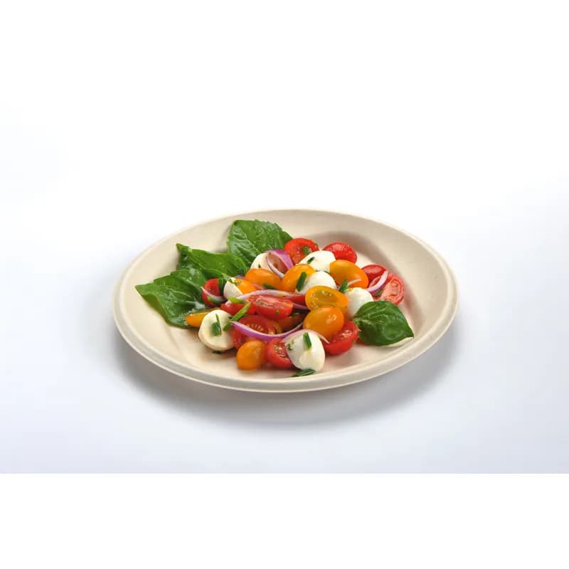 Plate 9 IN Pulp Fiber Kraft Round 600/Case