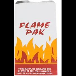 Bagcraft® Bag 6X4.75X14 IN 0.5 GAL Foil-Lined Paper Silver White Flame Pak Insulated 500/Case