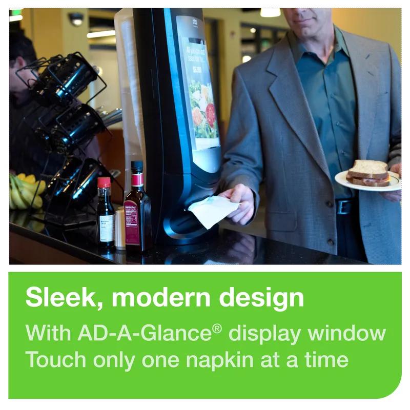 Tork Xpressnap® Napkin Dispenser 9.25X9.25X24.5 IN Black Plastic Stand 1/Each