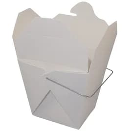 Fold-Pak® Food Pail 16 OZ 3.75X2.875X3.25 IN Paper White Square With Handle 500/Case