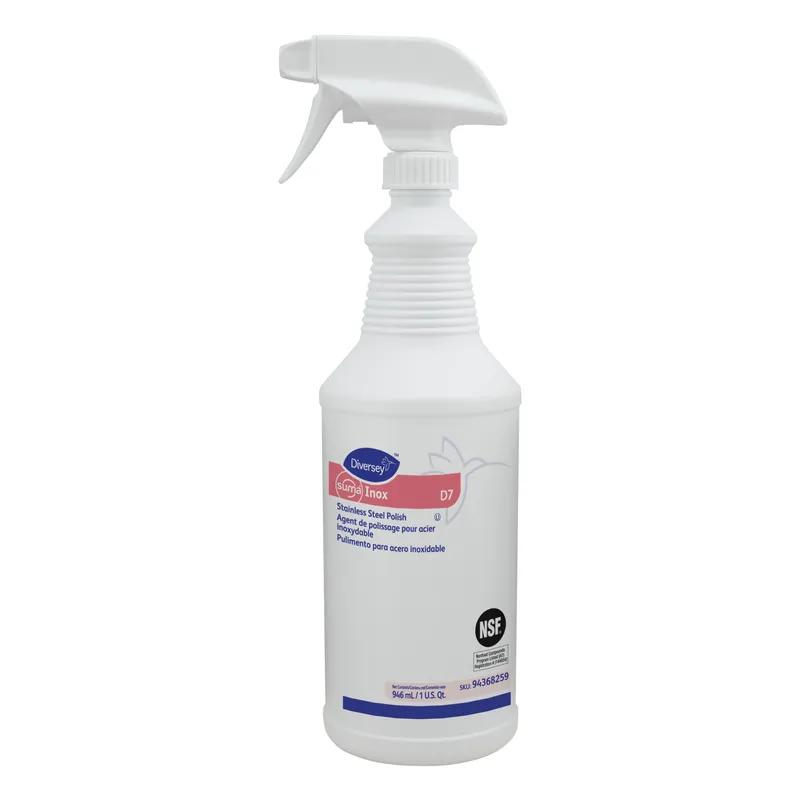 Suma® Inox Metal Cleaner & Polish 32 FLOZ Multi Surface Liquid RTU Oil-Based Kosher 6/Case