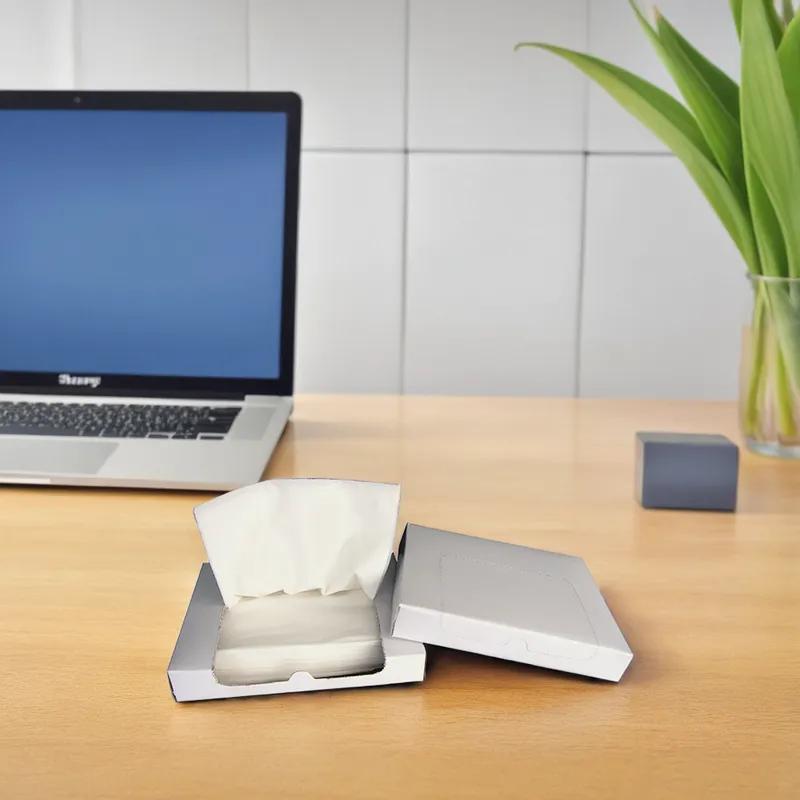 Facial Tissue 2PLY Tissue Paper White Flat Box 8000/Case