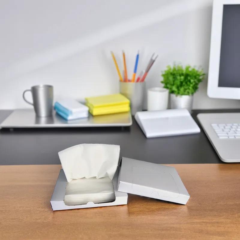 Facial Tissue 2PLY Tissue Paper White Flat Box 8000/Case