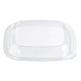 Fresh 'n Clear® Lid Dome Medium (MED) 7.5X7.5X1.04 IN 1 Compartment PET Clear Square For 16-24-32 OZ Bowl 300/Case