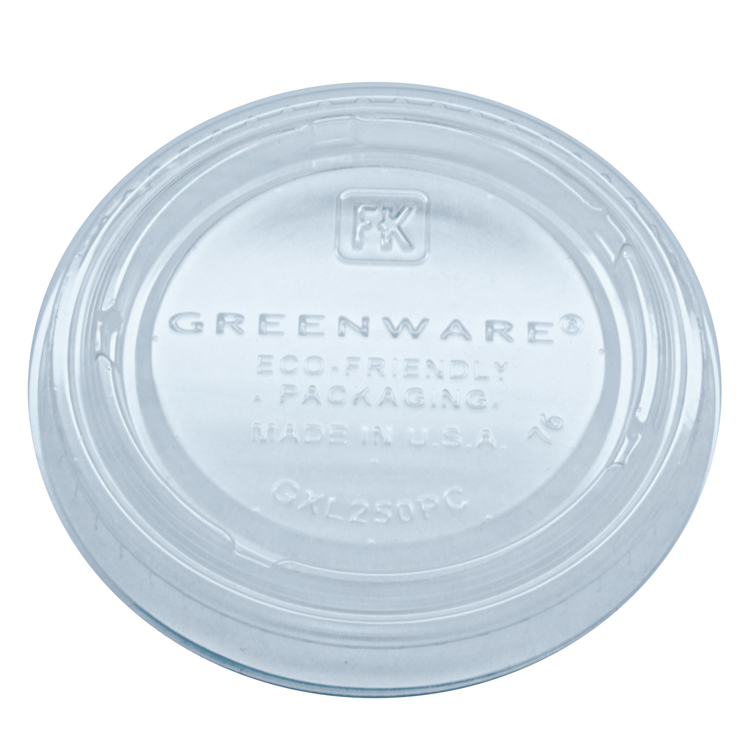 Greenware® Lid 2.6X0.3 IN PLA Clear For 2 OZ Souffle & Portion Cup 2010/Case
