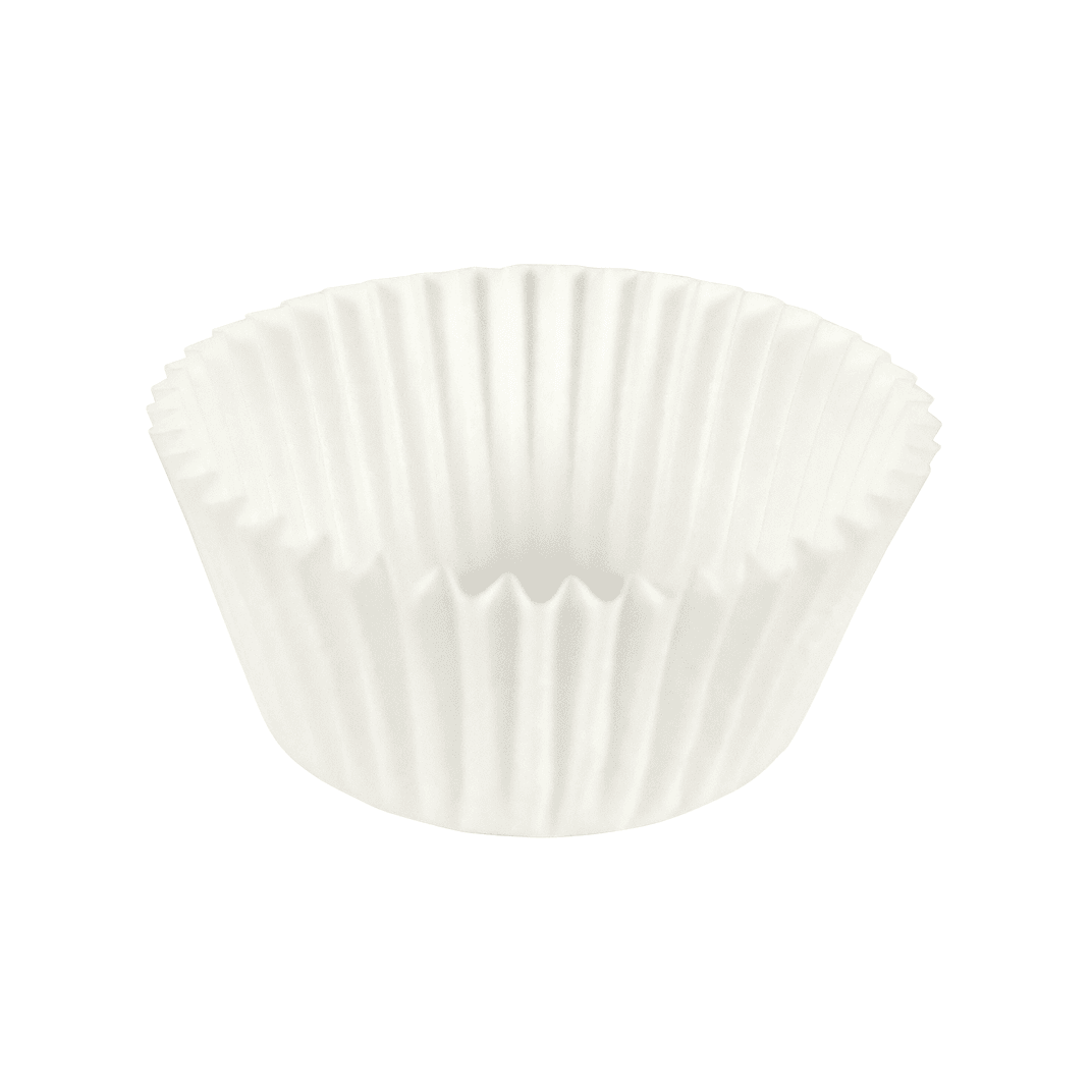 Baking Cup 3.5X1.5 IN Paper White 10000/Case