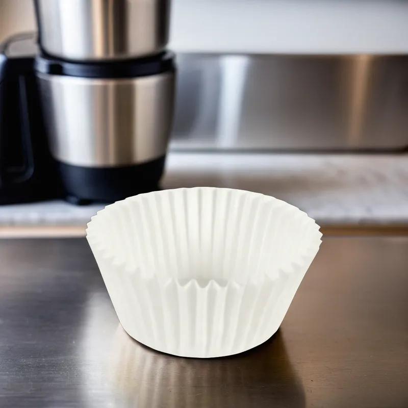 Baking Cup 3.5X1.5 IN Paper White 10000/Case