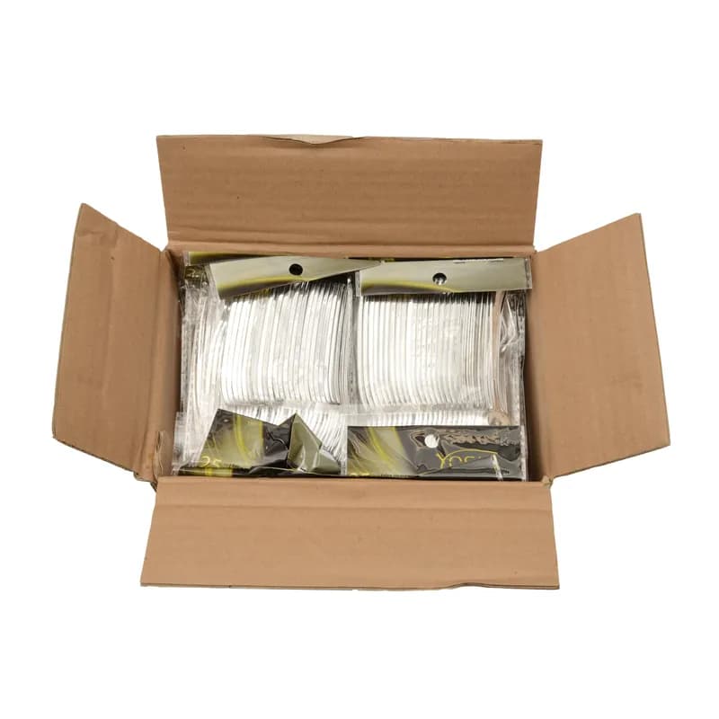 GlimmerWare Tasting Fork 4 IN Plastic Silver 400/Case