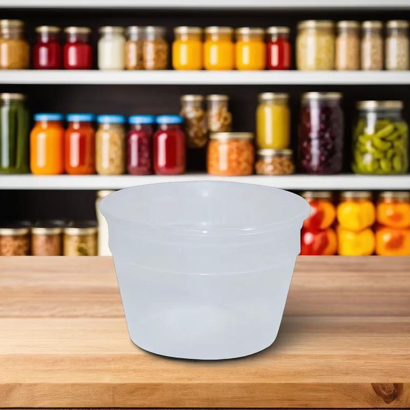 Deli Container Base 16 OZ PP Clear Round 500/Case