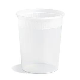 Deli Container Base 32 OZ PP Clear Round 500/Case