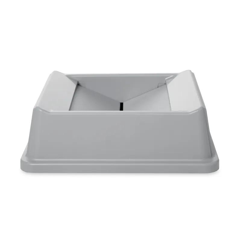 Untouchable® Swing Lid 20.13X20.13X6.25 IN Gray Square Resin 1/Each