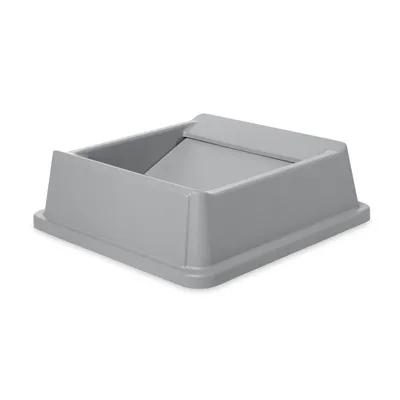 Untouchable® Swing Lid 20.13X20.13X6.25 IN Gray Square Resin 1/Each