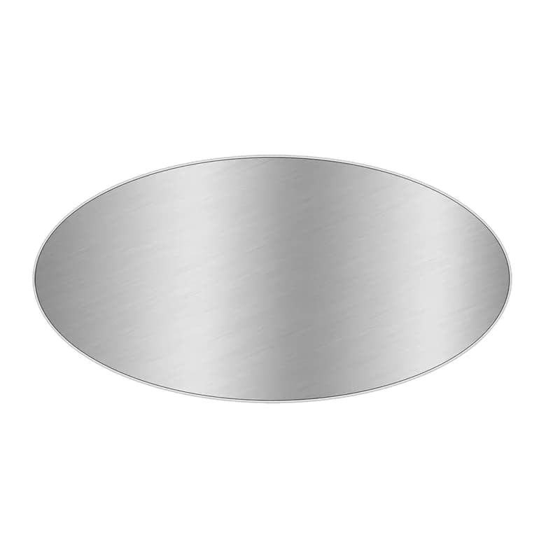 Lid Flat 8 IN Foil-Lined Paper Silver White Round For Container Laminated 500/Case