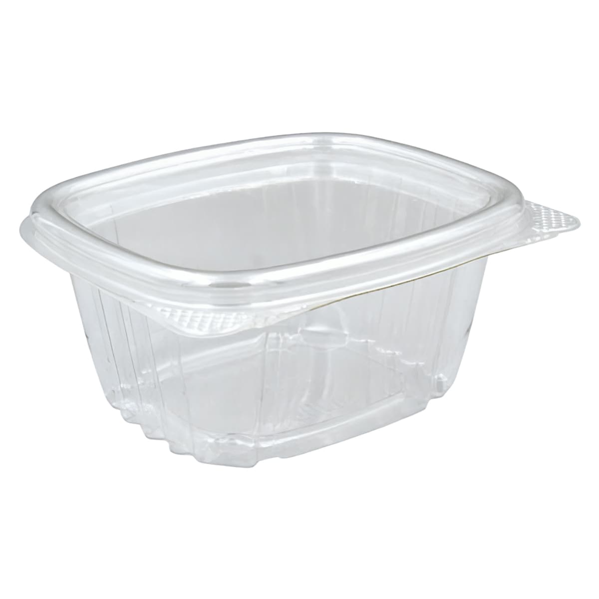 Deli Container Hinged 6 OZ PET Clear 400/Case