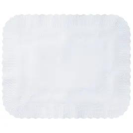 Tray Cover 14X19.125 IN White Paper Scalloped 1000/Case