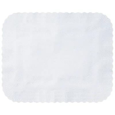 Tray Cover 14X19.125 IN White Paper Scalloped 1000/Case