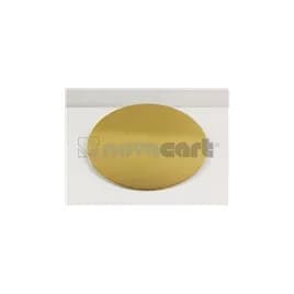Cake Board 8 IN Paperboard Gold Round Identification 100/Case