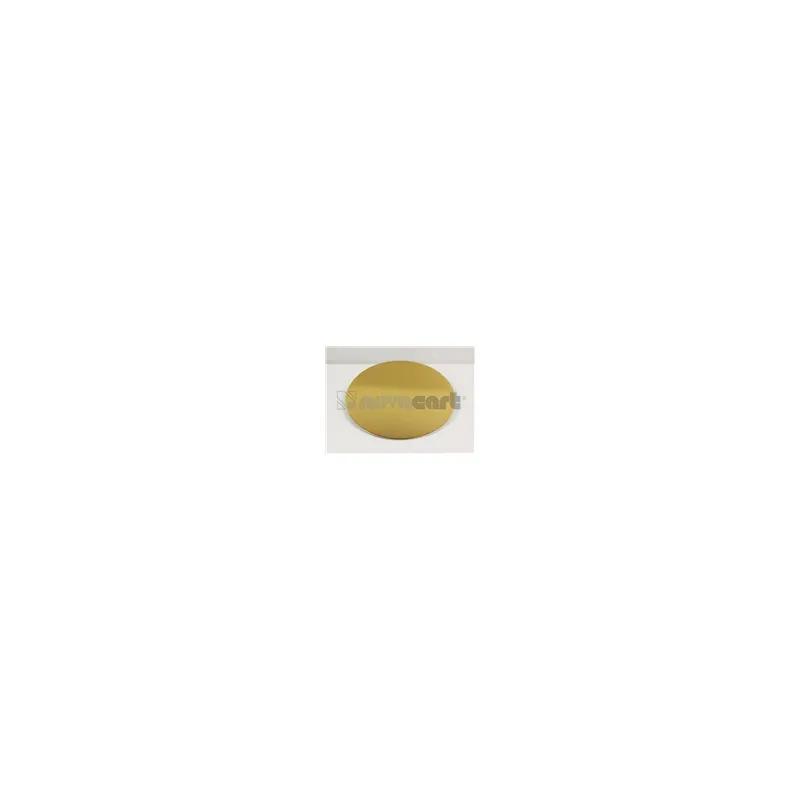 Cake Board 8 IN Paperboard Gold Round Identification 100/Case