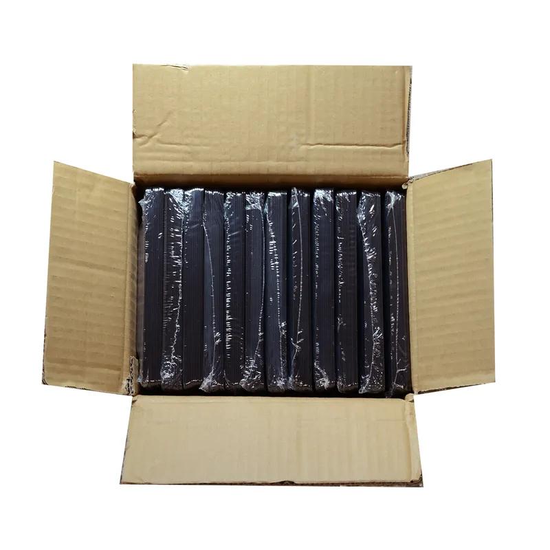 Plate 6.5X6.5 IN Plastic Black Square 120/Case