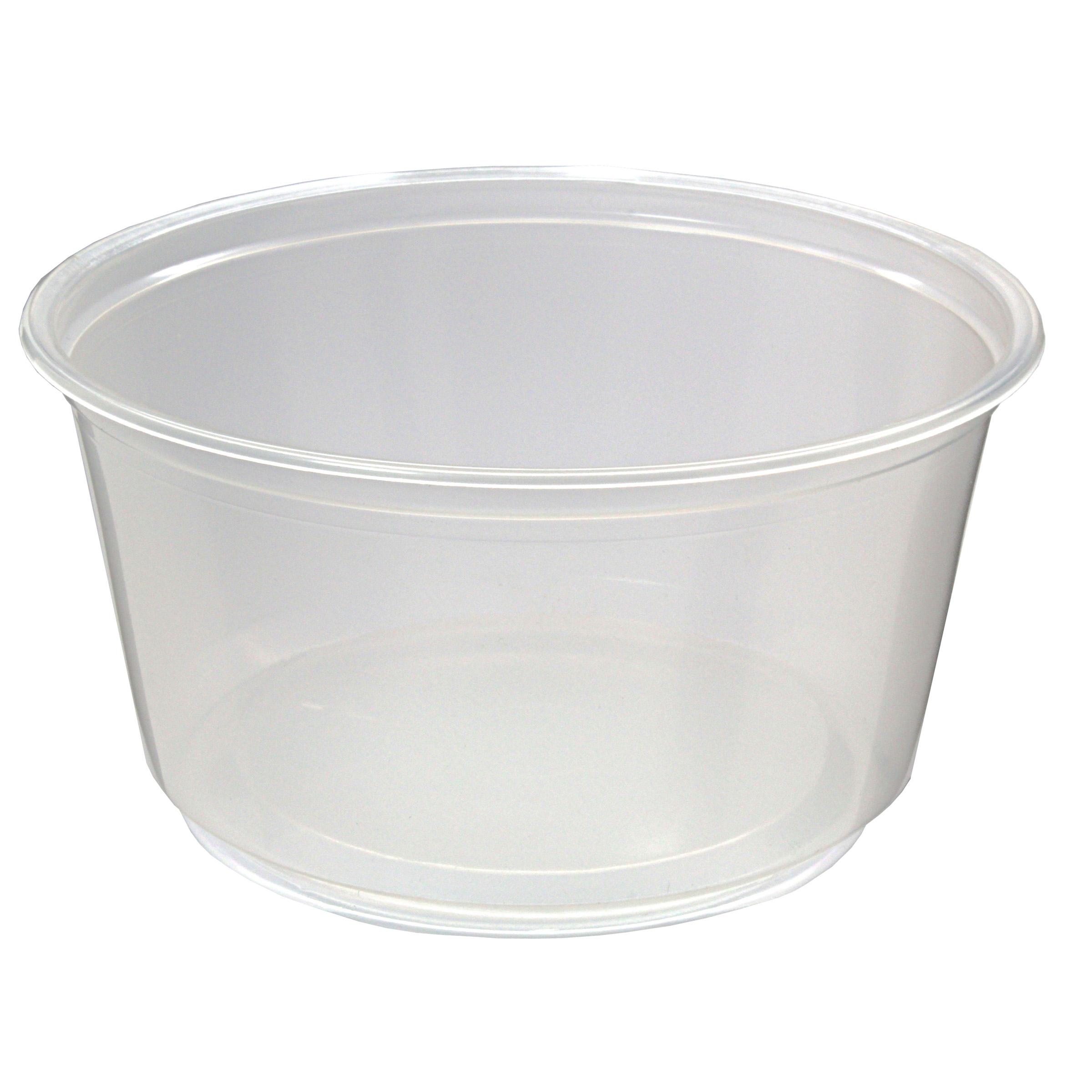 Pro-Kal® Deli Container Base 12 OZ PP Clear Round 500/Case