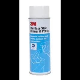 3M™ Lime Stainless Steel Cleaner & Polish 21 FLOZ Aerosol RTU No Rinse 12/Case