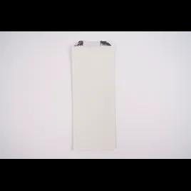 Bag 5.25X3.25X12 IN 1 QT Foil-Lined Paper White Gusset 1000/Case