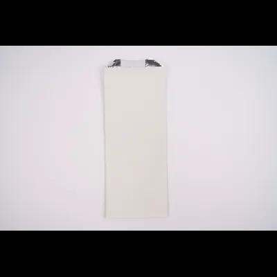 Bag 5.25X3.25X12 IN 1 QT Foil-Lined Paper White Gusset 1000/Case