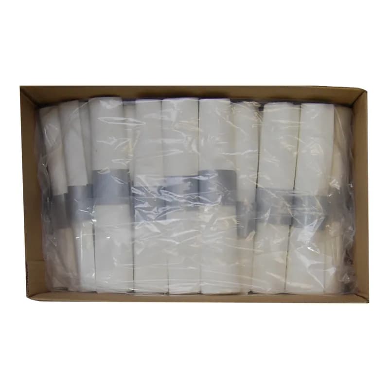 3PC Cutlery Kit PS Silver Pre-Rolled With White Napkin,Fork,Knife 100/Case