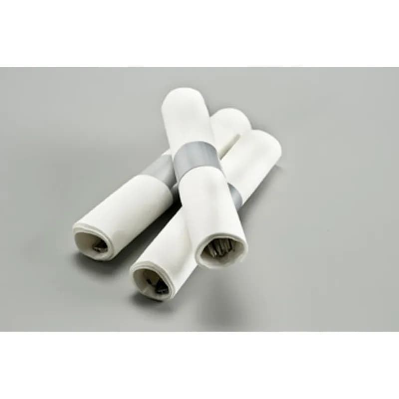 3PC Cutlery Kit PS Silver Pre-Rolled With White Napkin,Fork,Knife 100/Case