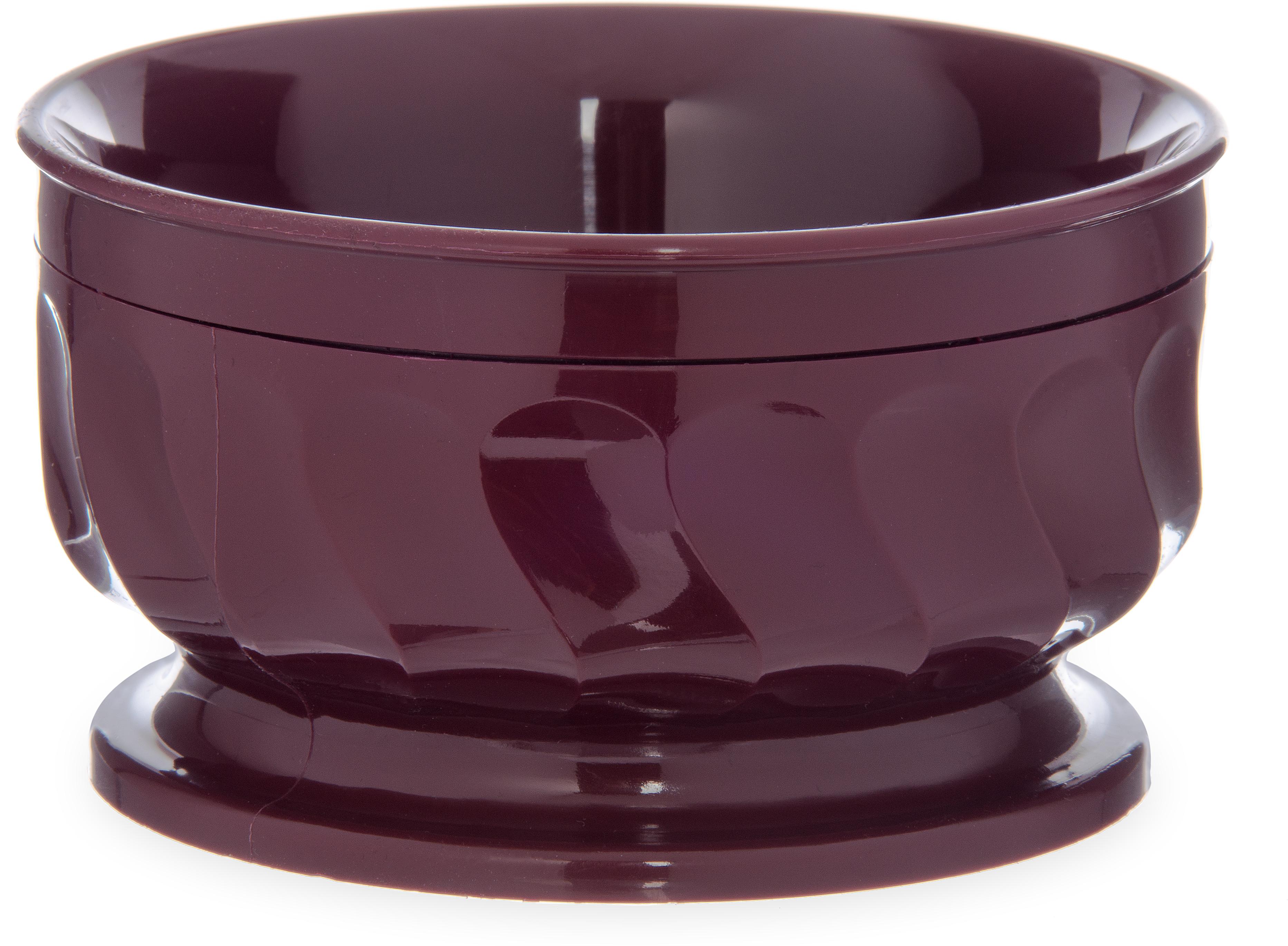 Bowl 9 OZ Urethane Red Round 48/Case