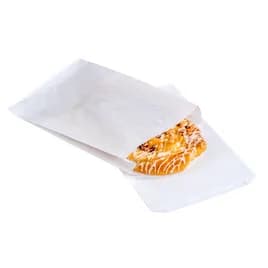 Bread Bag 9.25X2.25X14 IN Paper White Plain 1000/Case