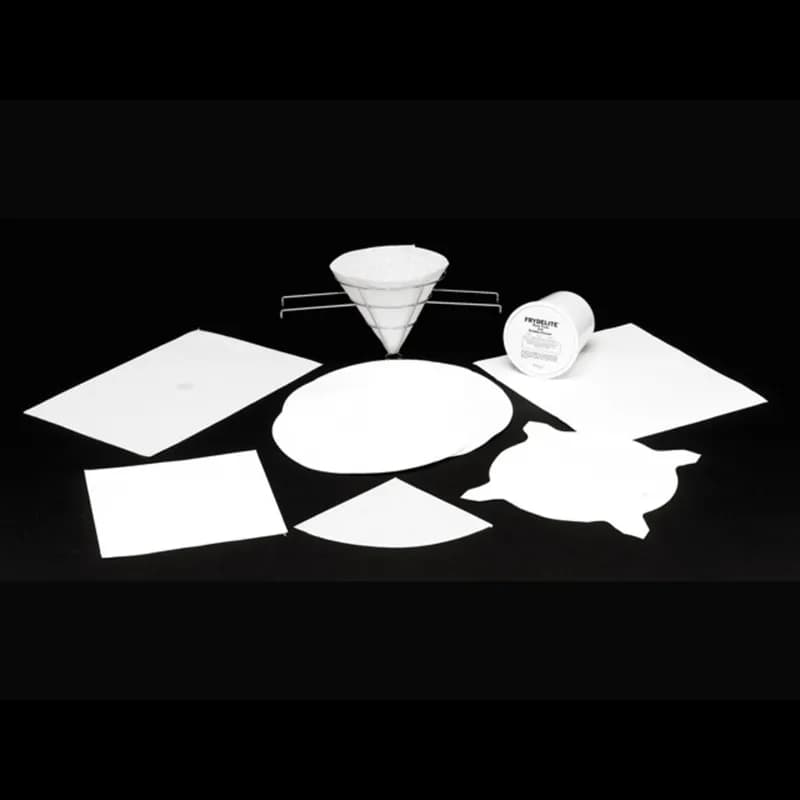 Fryer Filter Envelope 14X22.25 IN Non-Woven Paper 1.5 Inch Hole 100 Count/Pack 1 Packs/Case 100 Count/Case