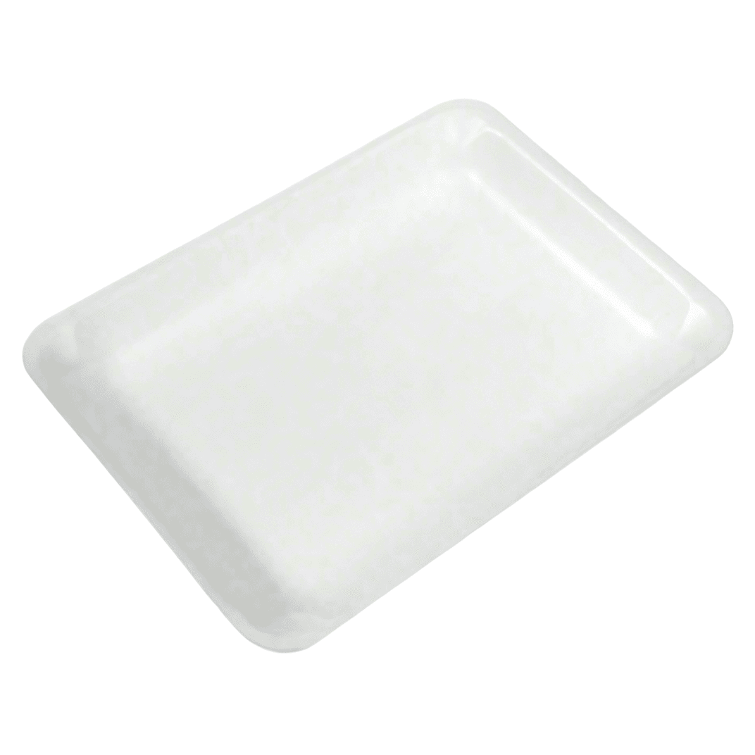 4P Tray Polystyrene Foam White 400/Case
