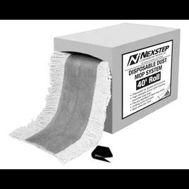 O-Cedar® Dust Mop Head White Cotton With Woven Tybar Backing Cut End Cut to Length 1/Case