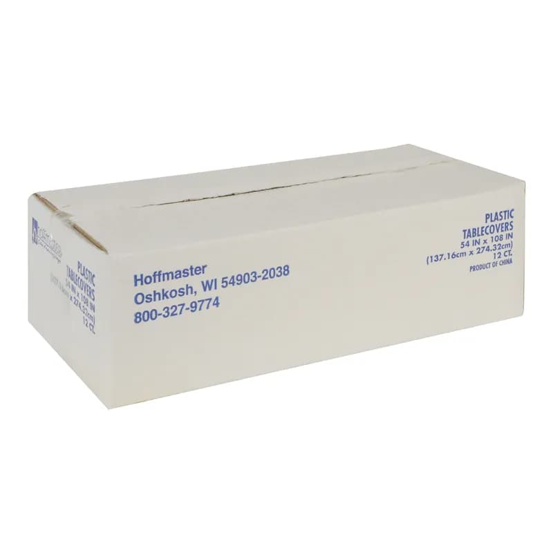 Table Cover 54X108 IN Plastic Blue 12/Case