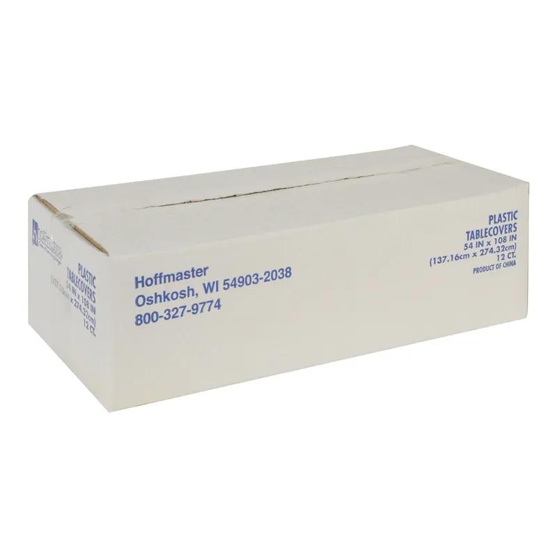 Table Cover 54X108 IN Plastic Blue 12/Case