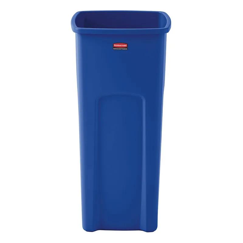 Untouchable® 1-Stream Recycling Bin 16.5X15.5X30.9 IN 23 GAL Blue Square Resin 1/Each
