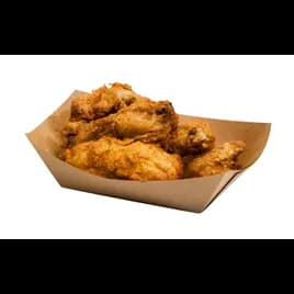 Bagcraft® EcoCraft® Food Tray 3 LB Wax Coated Paper Kraft Grease Resistant 500/Case